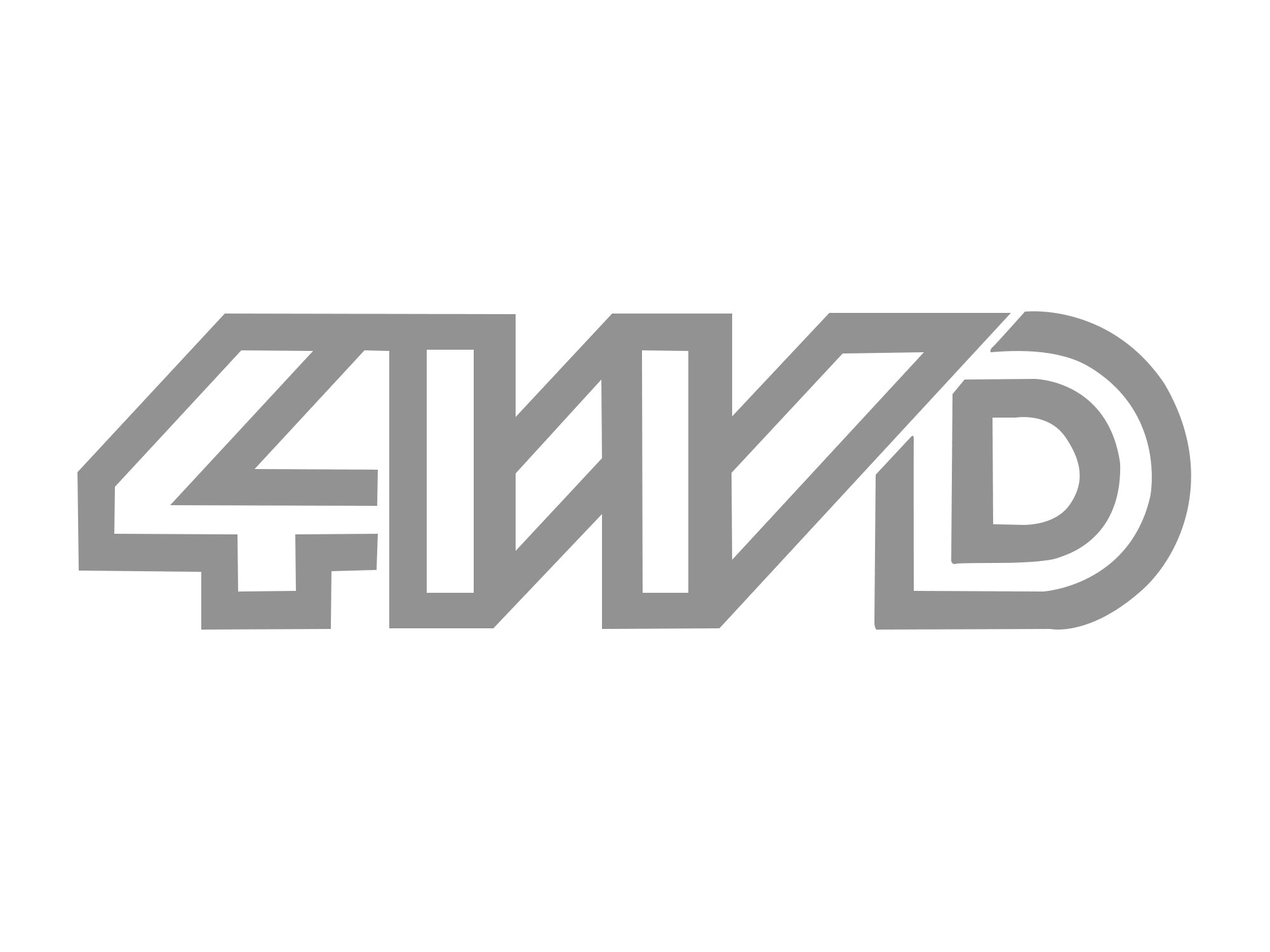 4WD Decal - OVERLANDERS Outfitter