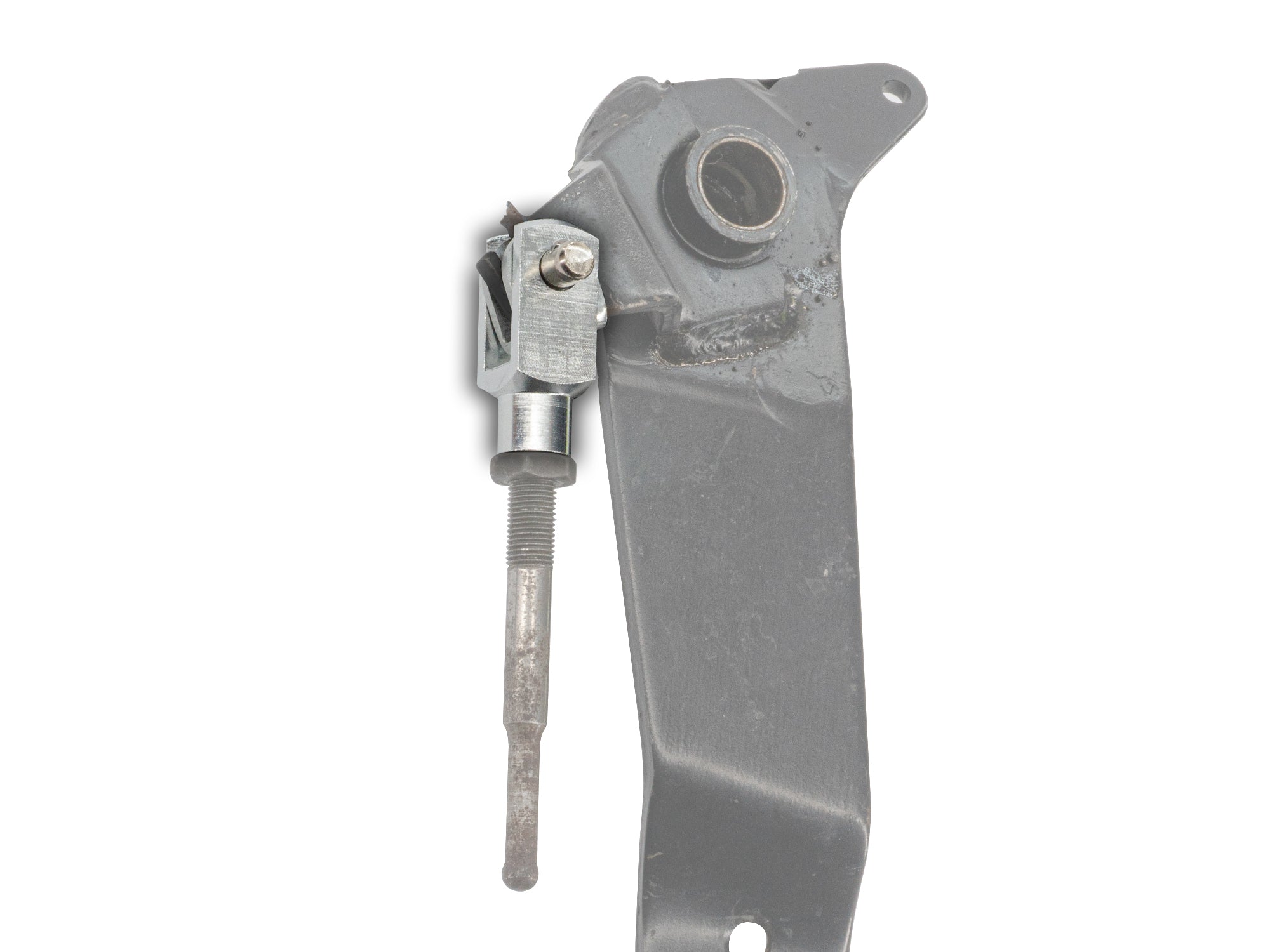 GoWesty clutch pedal fix kit with replacement parts shown, designed to repair and secure clutch pedal functionality.