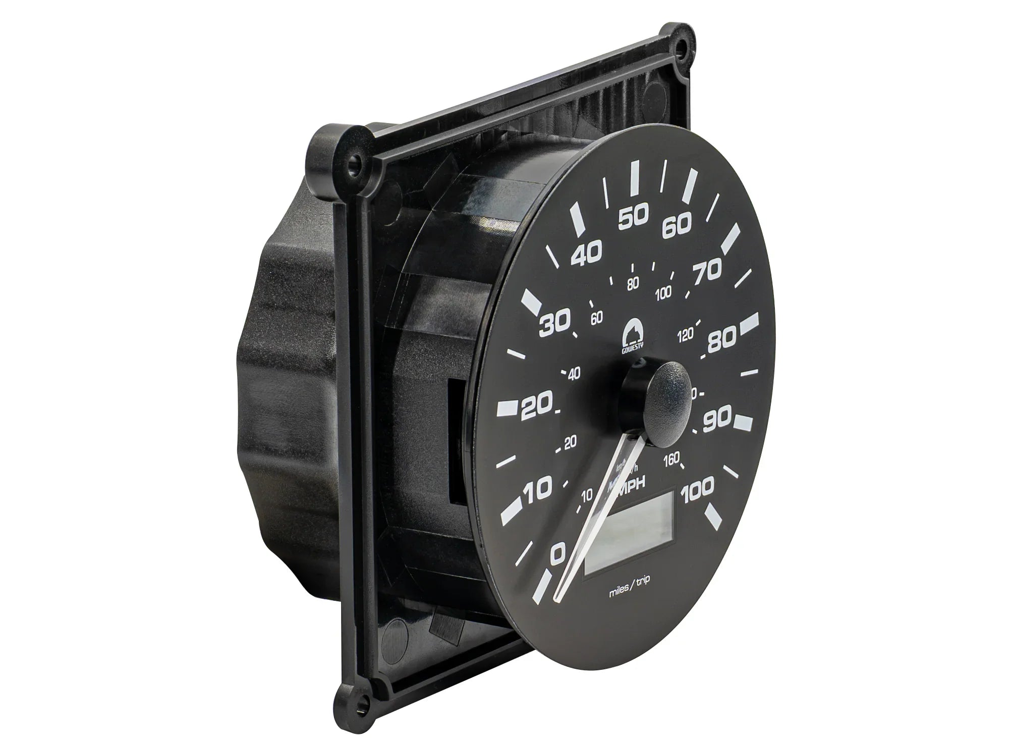 GoWesty electronic speedometer kit for Vanagon, MPH motor vehicle electronics with detailed logo and display components.
