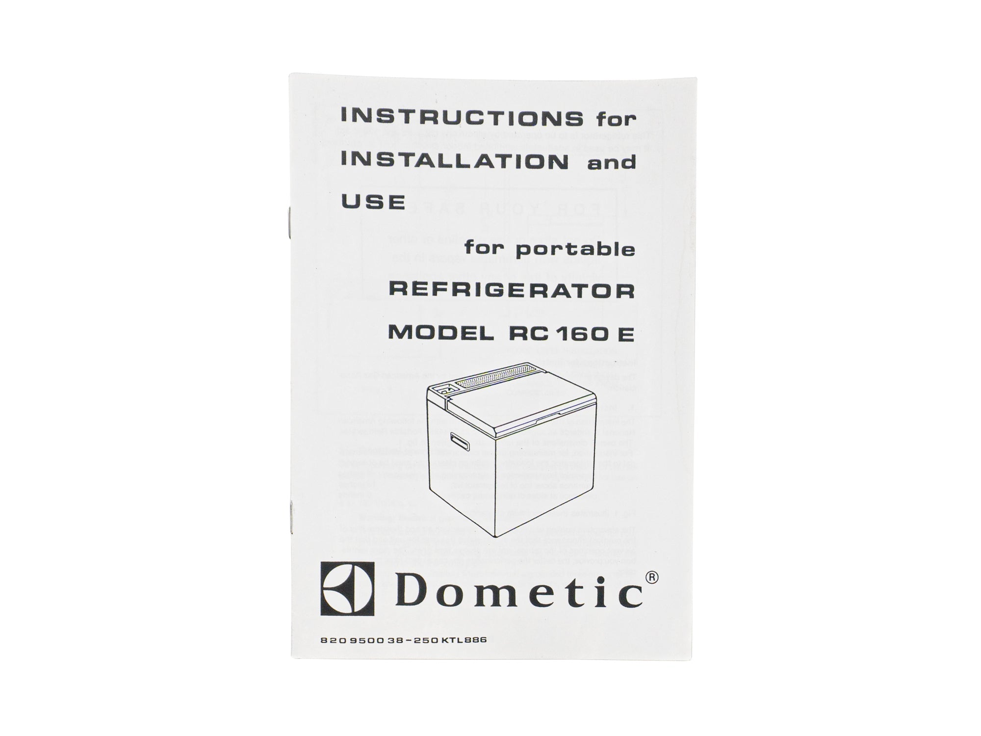 Dometic RC160E Refrigerator Manual - OVERLANDERS Outfitter