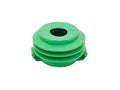 GoWesty DuroGreen shift ball boot for Vanagon trans gear shifter, new product with durable design and vibrant green color.