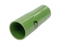 Green GoWesty air intake hose for late Vanagon 2WD or Syncro, showing flexible rubber tubing with metal clamps.