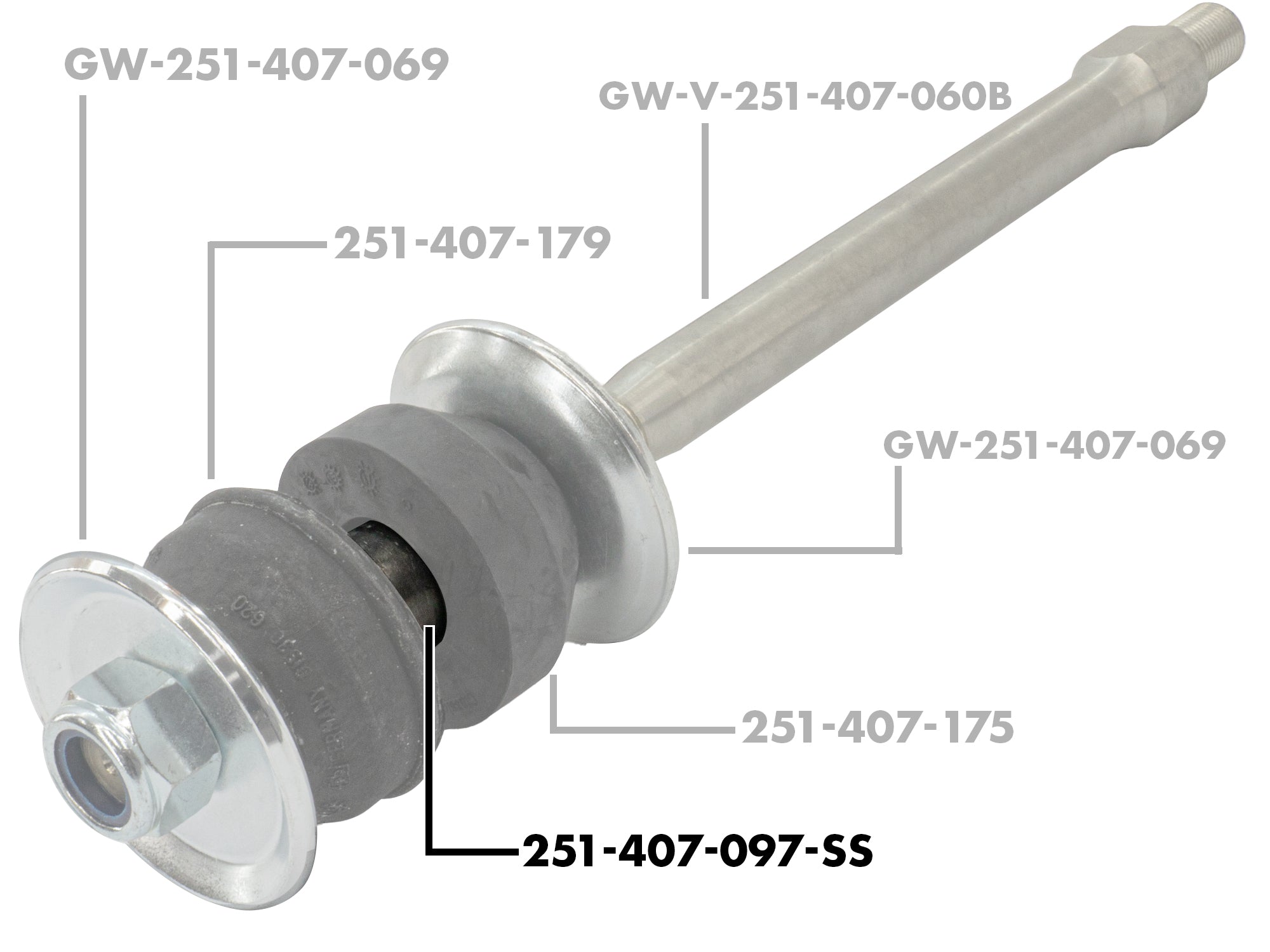 Radius Rod Spacer Sleeve - OVERLANDERS Outfitter