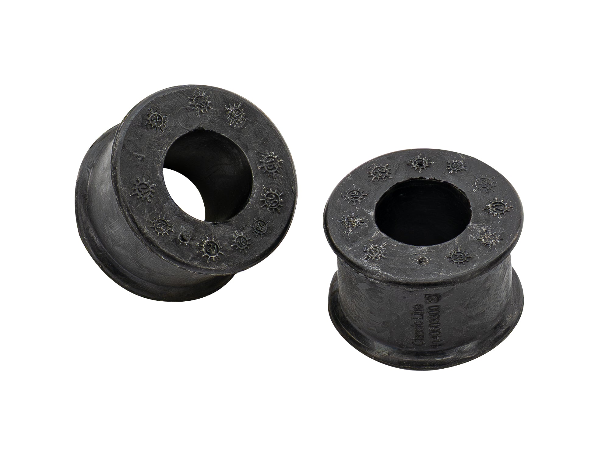 GoWesty Vanagon front sway bar bushing bundle showing rubber bushings and metal brackets for suspension upgrade.