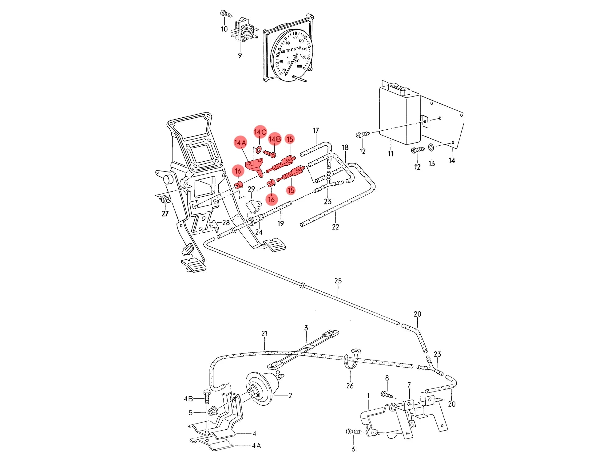 Cruise Control Cancelling Switch Kit [Vanagon] - OVERLANDERS Outfitter