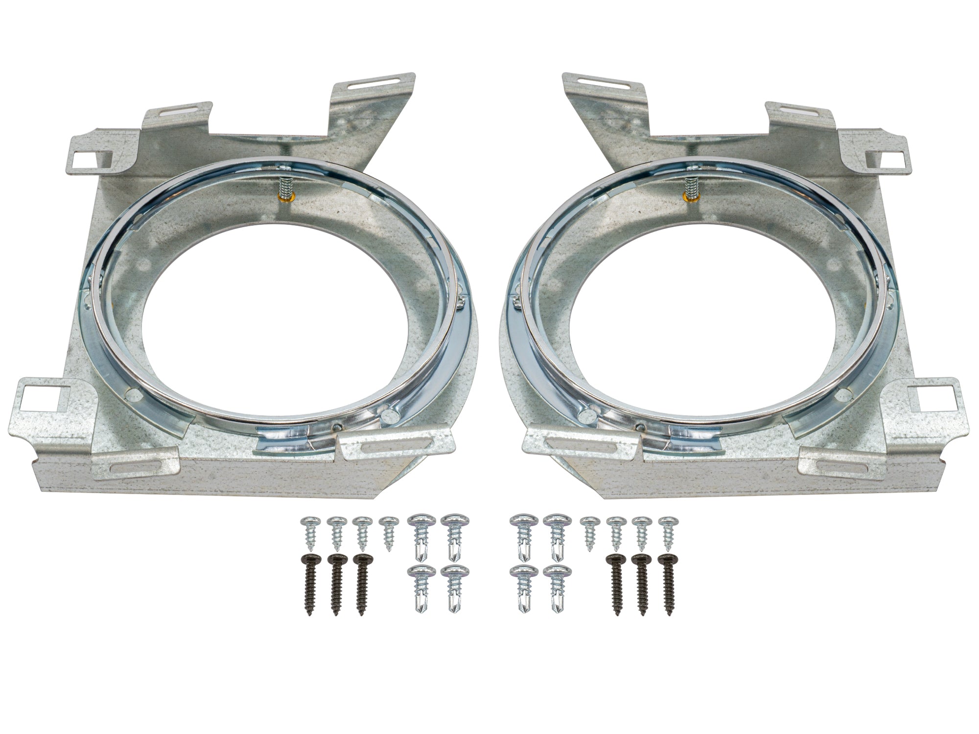 Square-to-Round Headlight Grille Kit [Late Vanagon] - OVERLANDERS Outfitter
