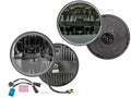 Pair of GoWesty LED Headlights showing sleek design and bright illumination for improved vehicle visibility.
