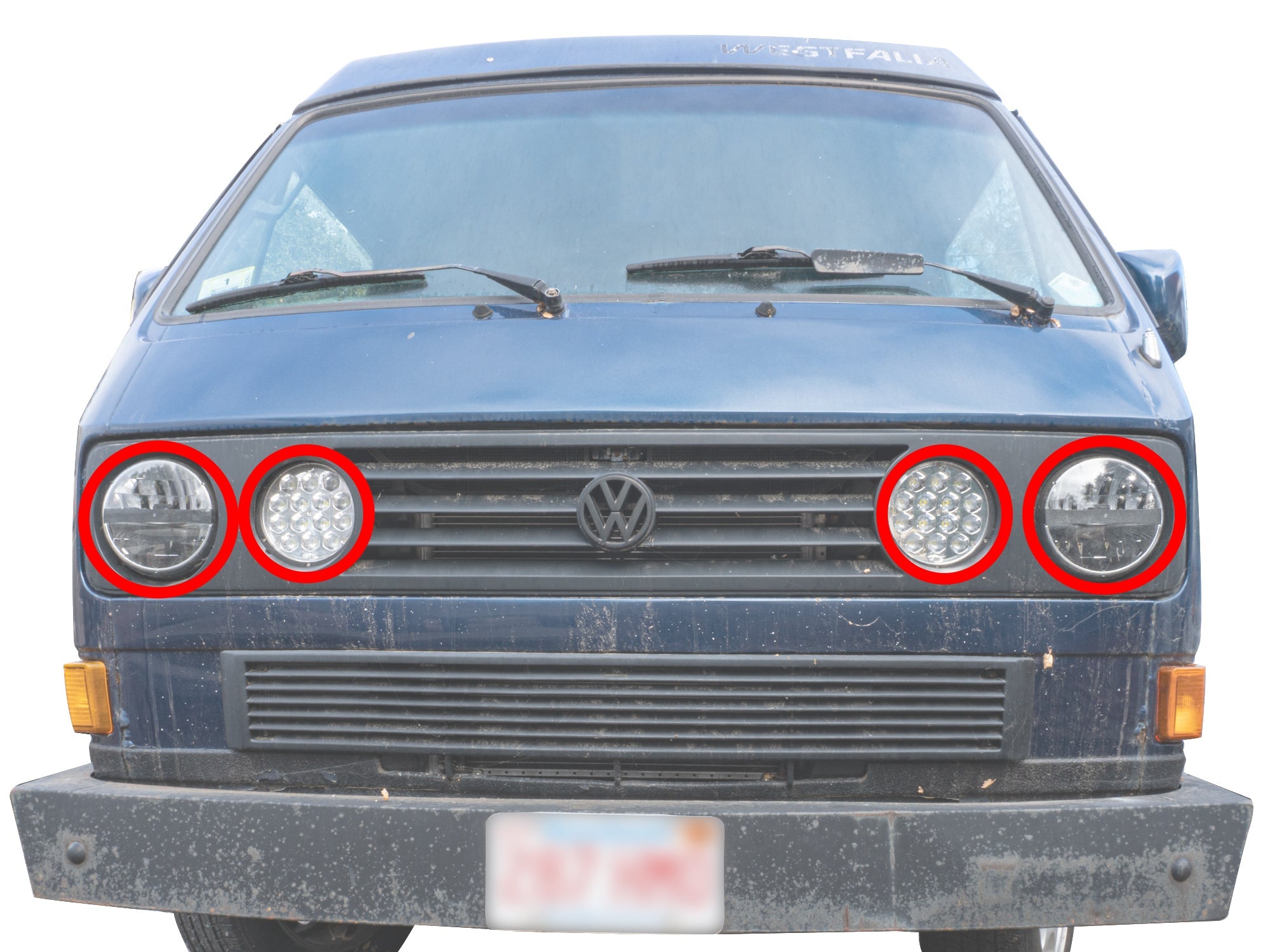 Lens Protection Kit (South African Grille) [Vanagon] - OVERLANDERS Outfitter