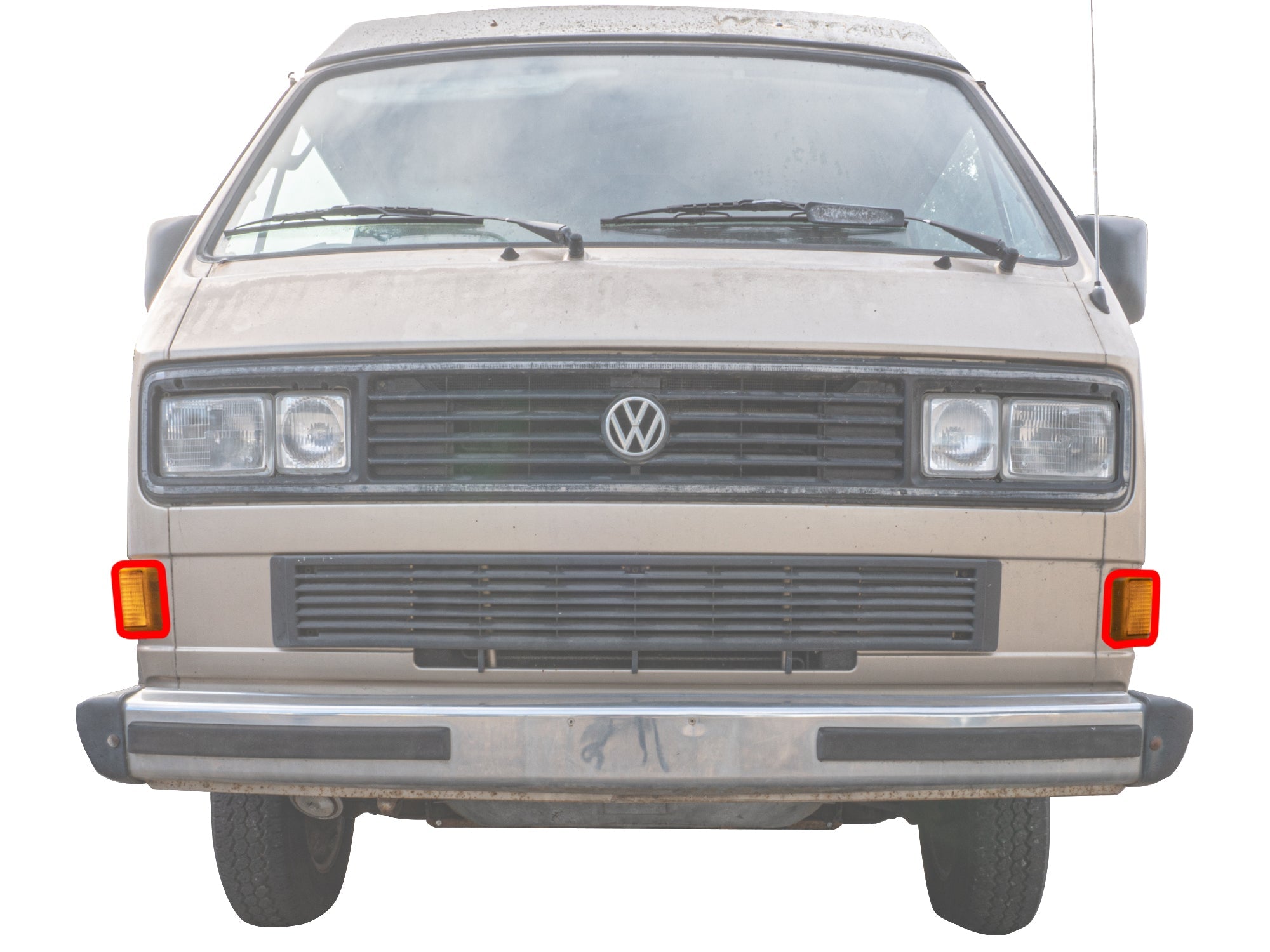 Lens Protection Kit (Front Turn Signals) [Vanagon] - OVERLANDERS Outfitter