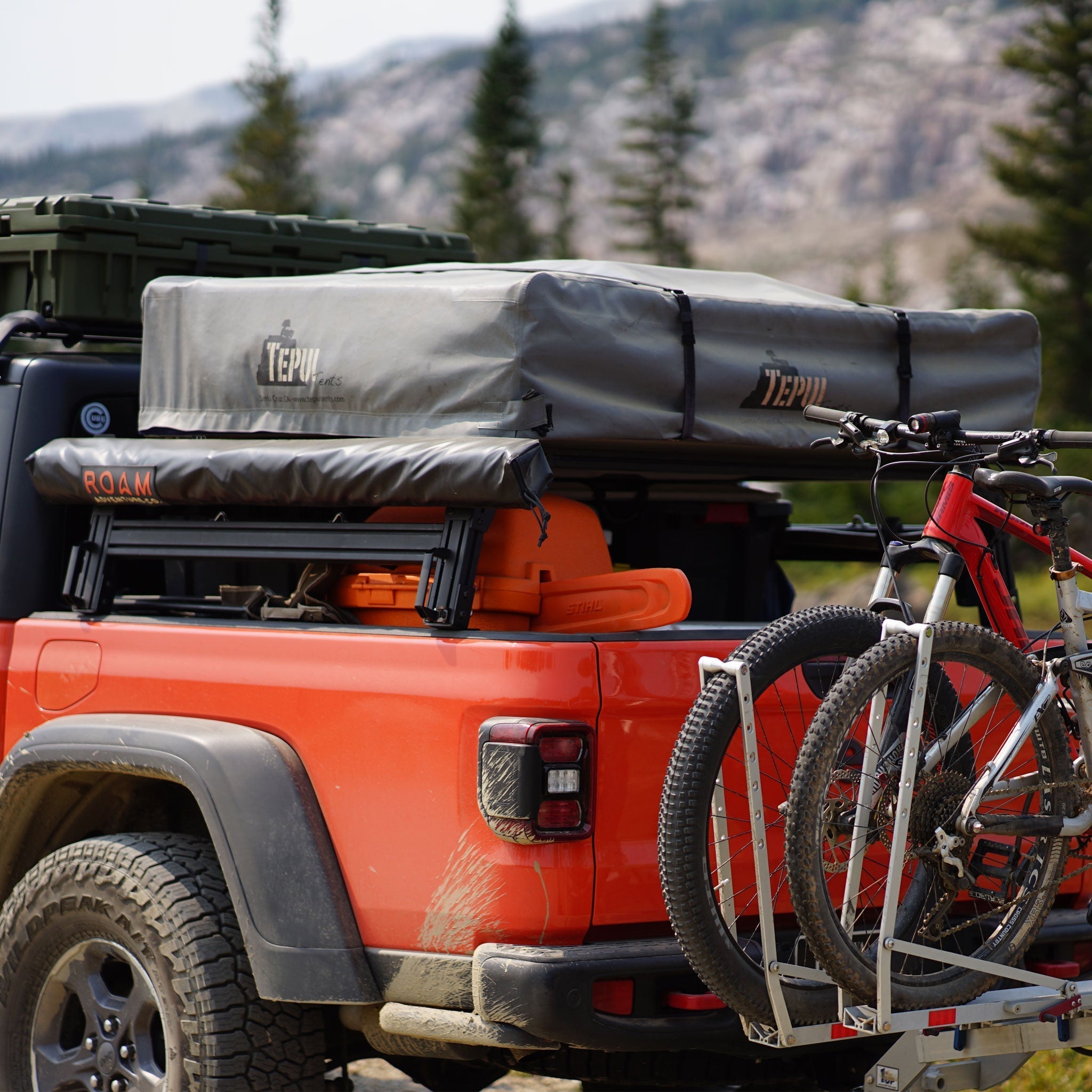 Jeep Gladiator Truck Bed Rack | XTR3 Popular Builds + MOLLE Packages - OVERLANDERS Outfitter