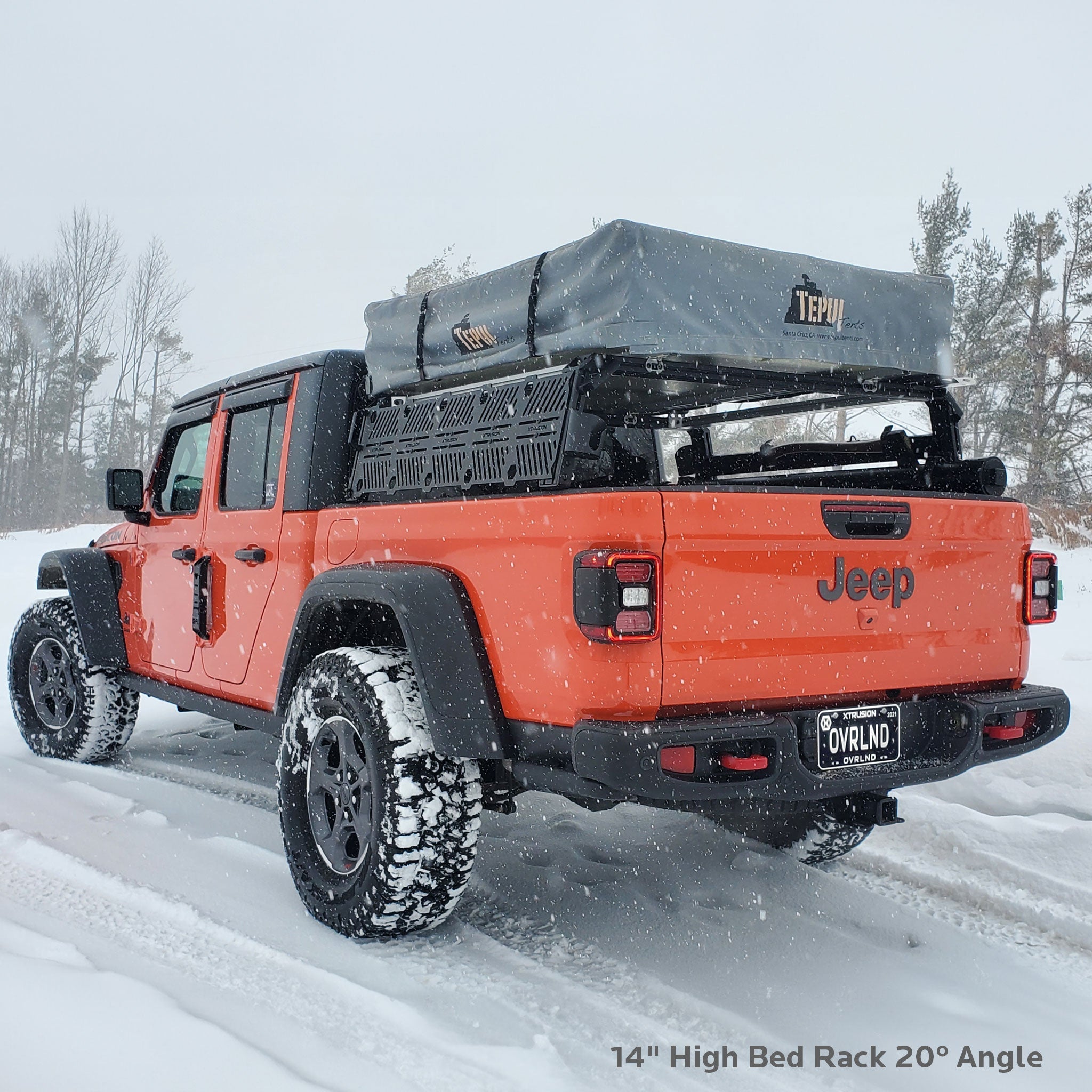 Jeep Gladiator Truck Bed Rack | XTR3 Popular Builds + MOLLE Packages - OVERLANDERS Outfitter