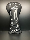 ParWestGolf Go Golf! headcover for golf clubs, featuring vibrant colors and a snug fit to protect your golf clubs.