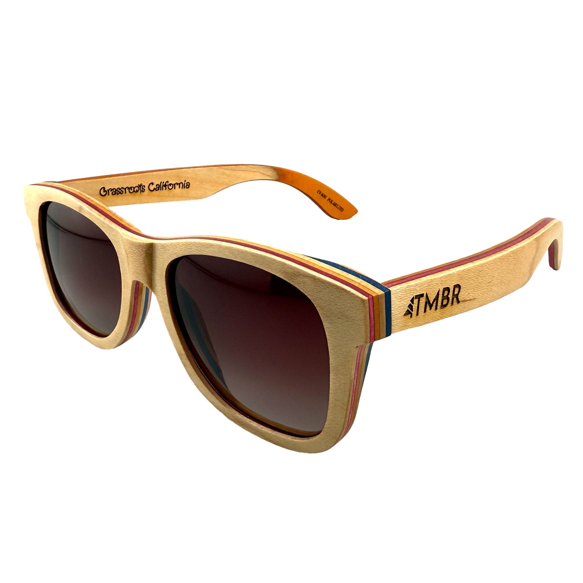 Grassroots California Jerry Garcia The Traveler light accessory with rose sunglasses, featuring vibrant colors and detailed embroidery.
