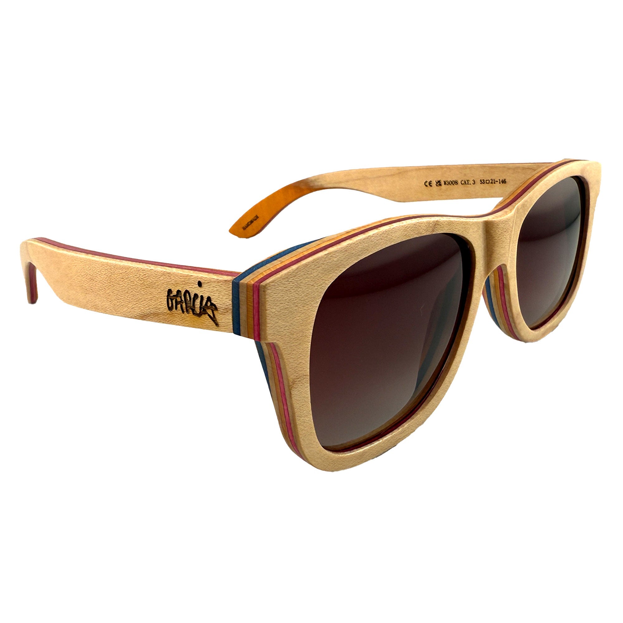 Grassroots California TMBR Jerry Garcia The Traveler Light accessory with rose sunglasses, featuring a stylish and vibrant design.