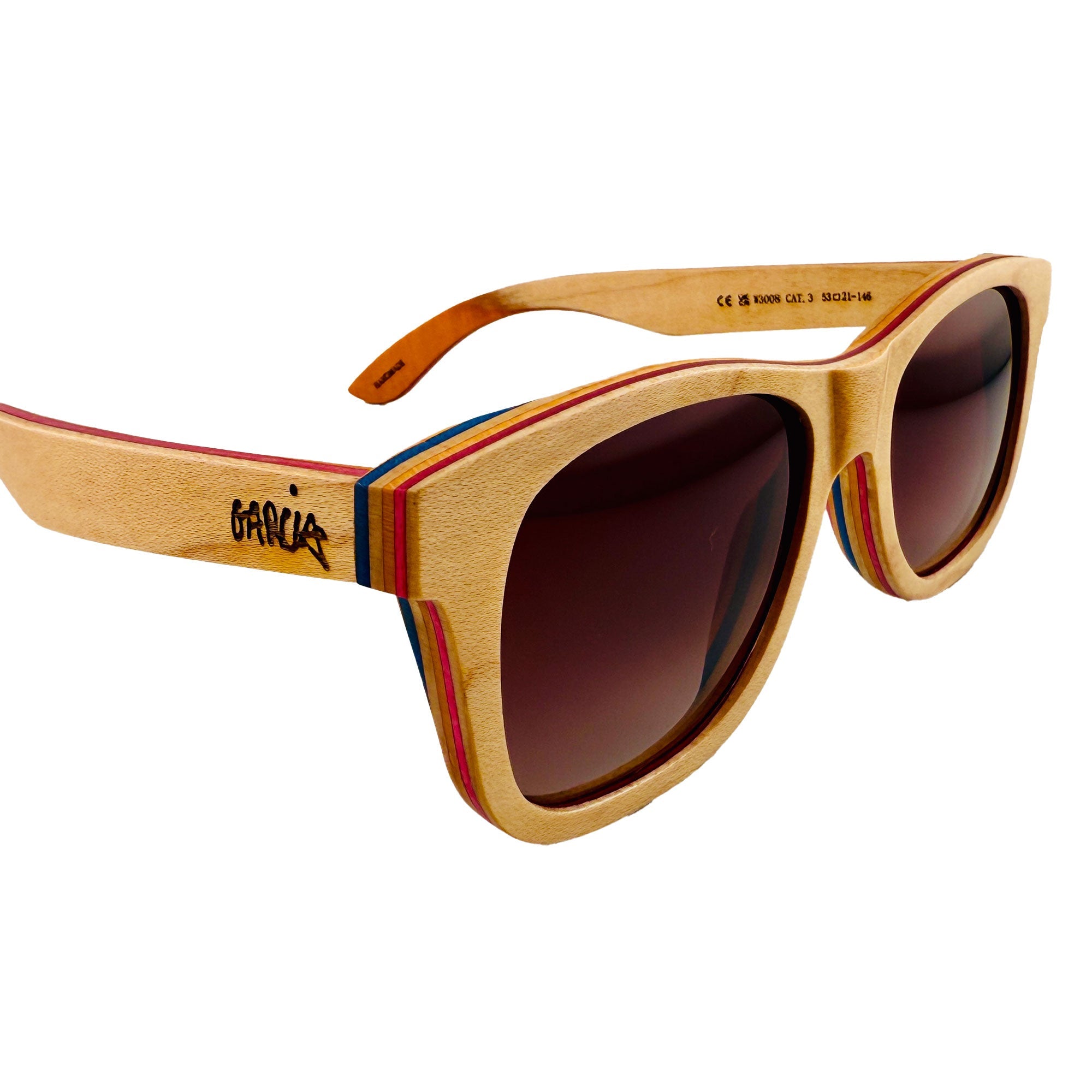 Grassroots California TMBR Jerry Garcia The Traveler light accessory with rose sunglasses, featuring colorful design and unique style.