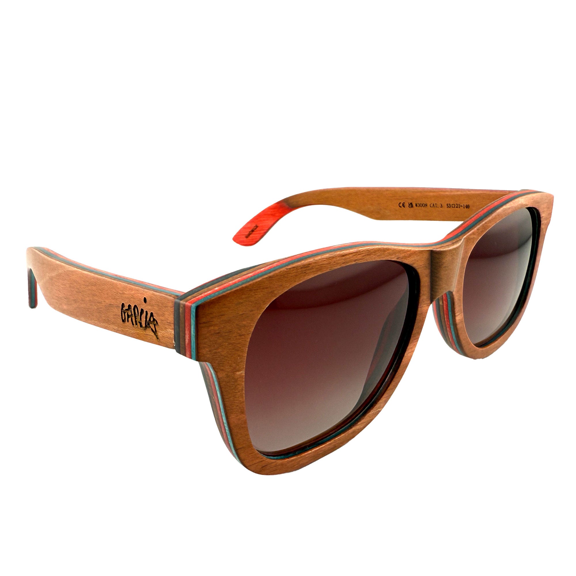 Grassroots California Jerry Garcia The Traveler natural accessory with rose-tinted sunglasses, showcasing a unique design.