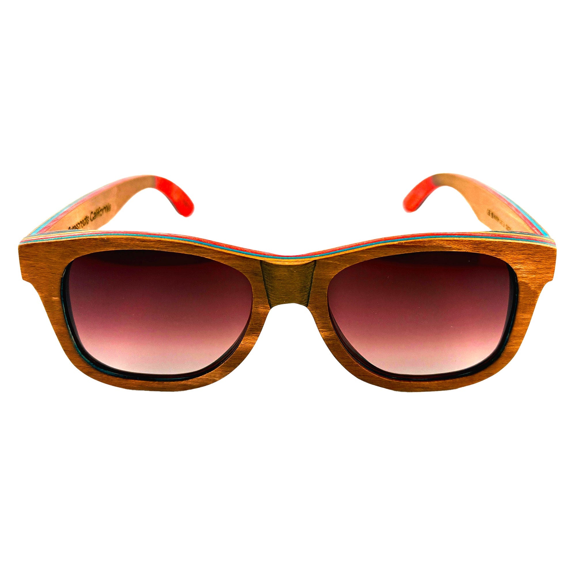 Grassroots California Jerry Garcia The Traveler natural accessory with rose-tinted sunglasses showing detailed frame and lens.