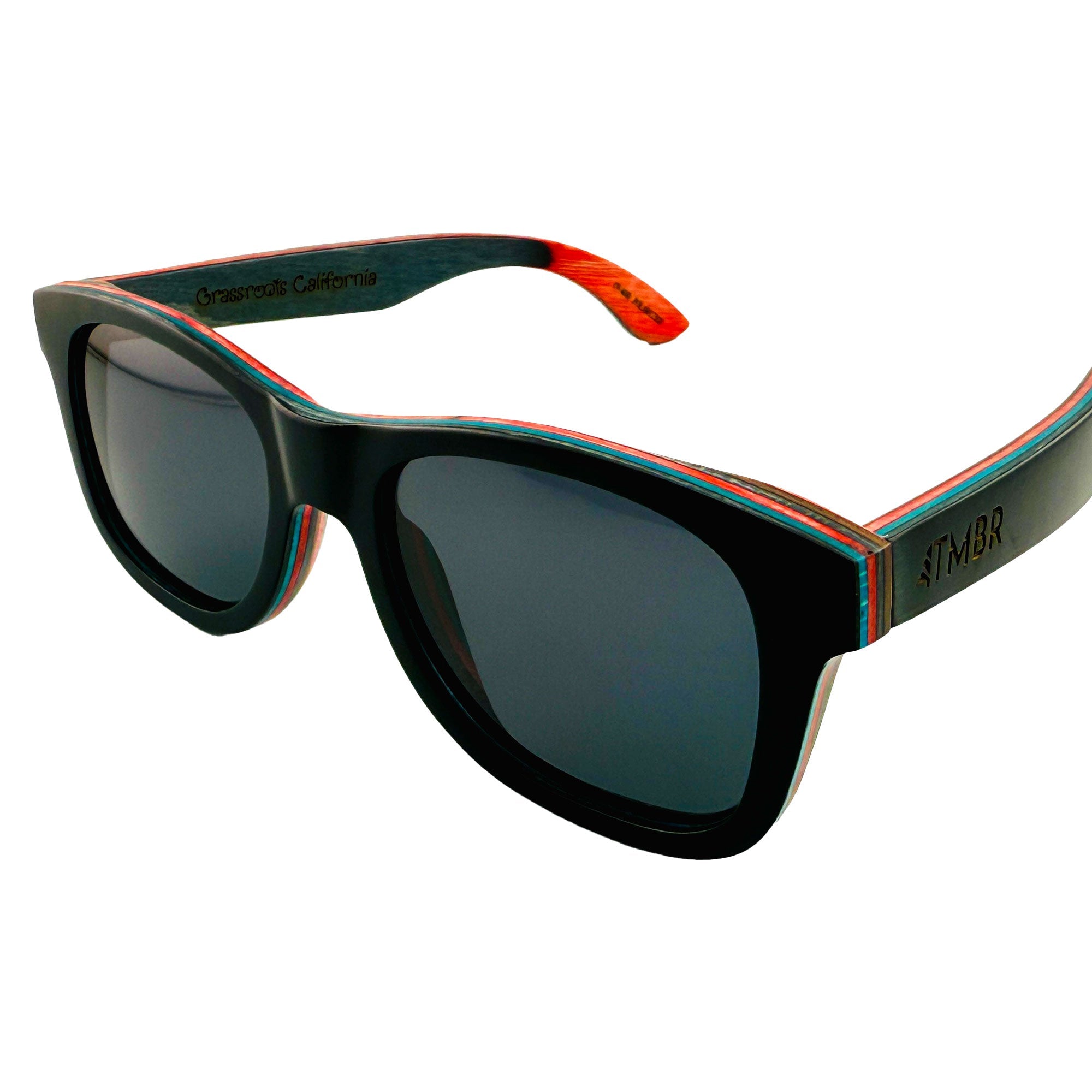 Grassroots California TMBR Jerry Garcia The Traveler black accessory with black sunglasses, featuring a detailed graphic design.