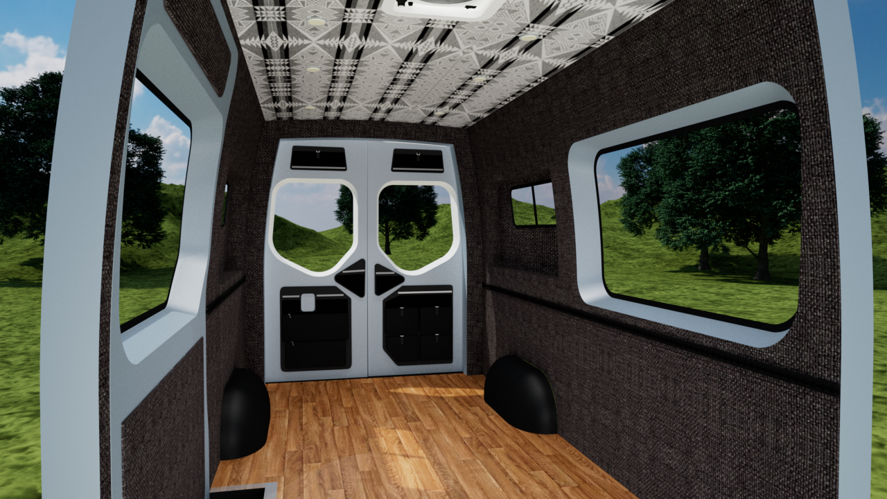 Mercedes Sprinter 144" Low Roof Interior Panel Kit - OVERLANDERS Outfitter