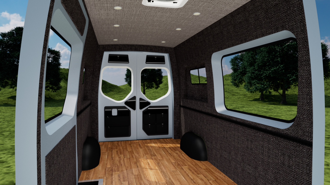 Mercedes Sprinter 170" Extended High Roof Interior Panel Kit - OVERLANDERS Outfitter