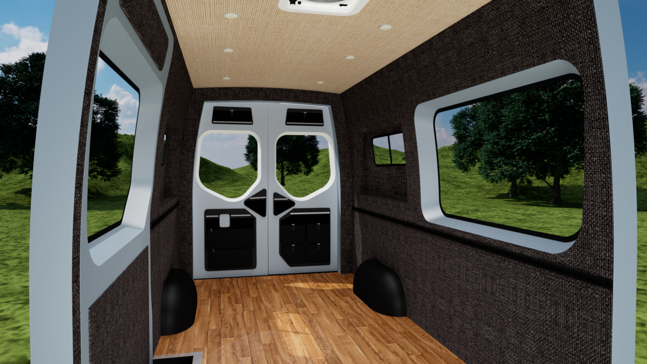 Mercedes Sprinter 144" Low Roof Interior Panel Kit - OVERLANDERS Outfitter