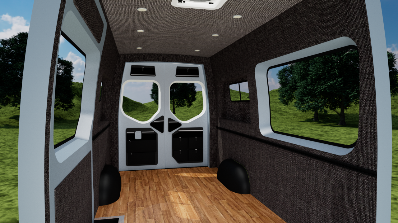 Mercedes Sprinter 170" Extended High Roof Interior Panel Kit - OVERLANDERS Outfitter