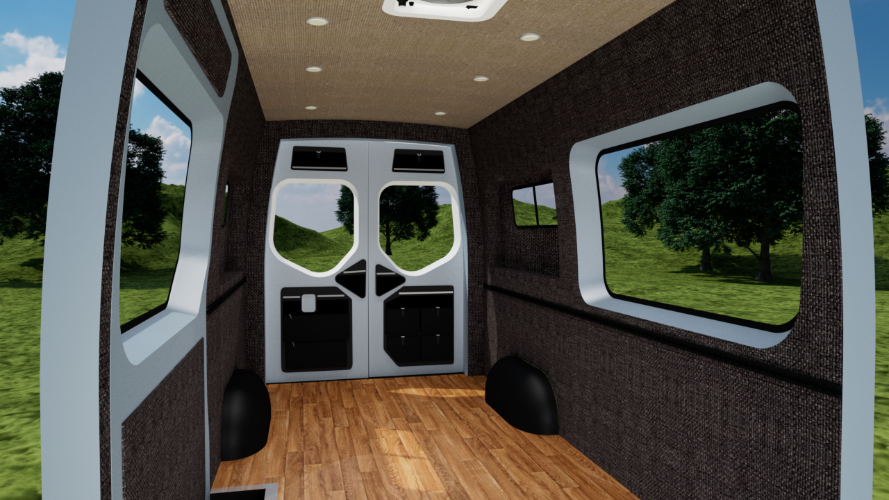 Mercedes Sprinter 144" Low Roof Interior Panel Kit - OVERLANDERS Outfitter