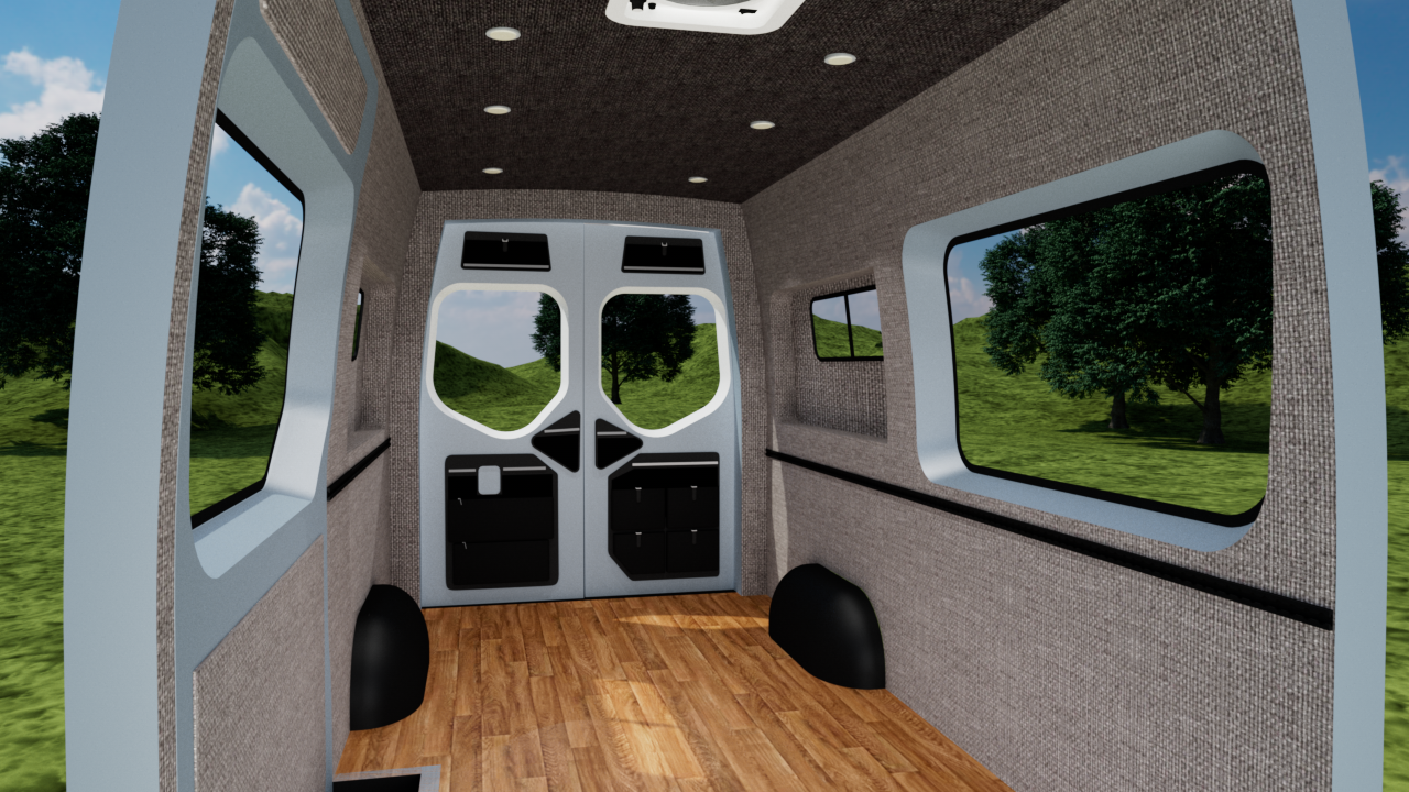Mercedes Sprinter 170" Extended High Roof Interior Panel Kit - OVERLANDERS Outfitter