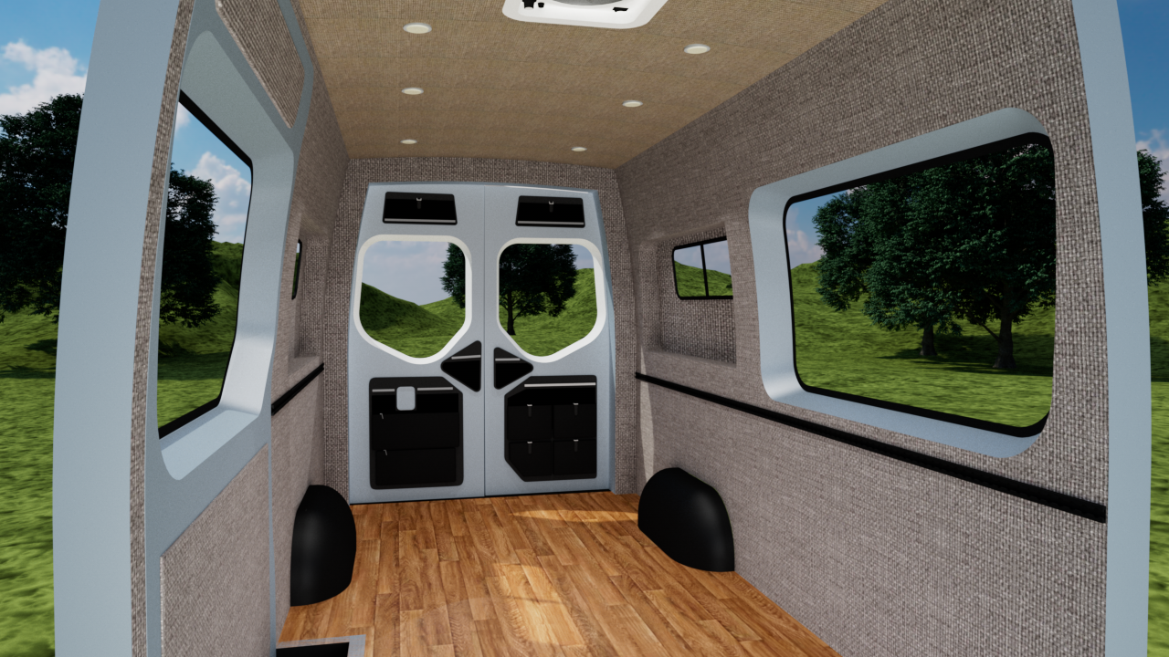 Mercedes Sprinter 144" Low Roof Interior Panel Kit - OVERLANDERS Outfitter