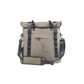Green Dry Pocket waterproof floating tote cooler with auto sealing lid, designed for outdoor and aquatic use.