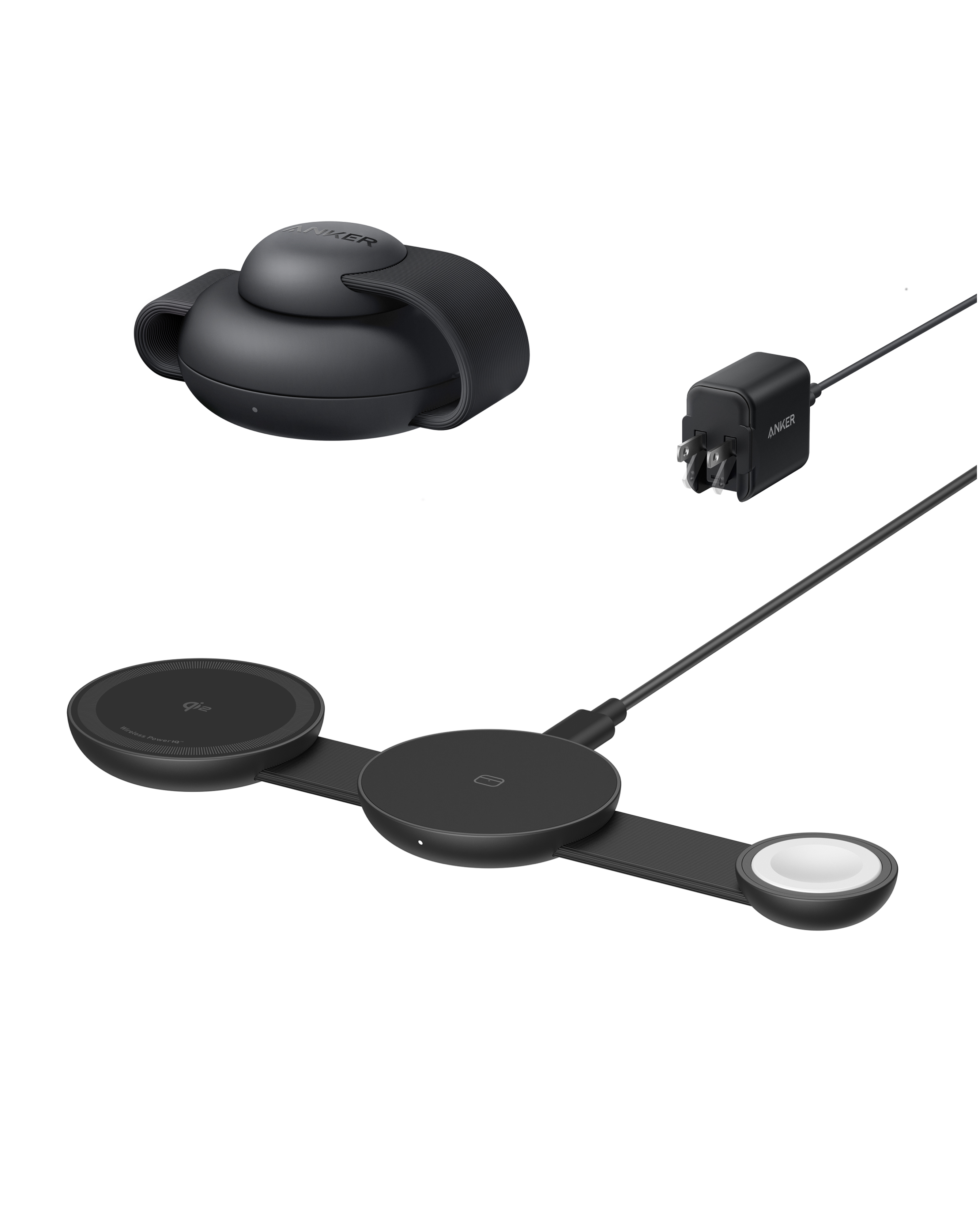 Anker MagGo Wireless Charging Station (3-in-1, Foldable Pad) - We The Collective