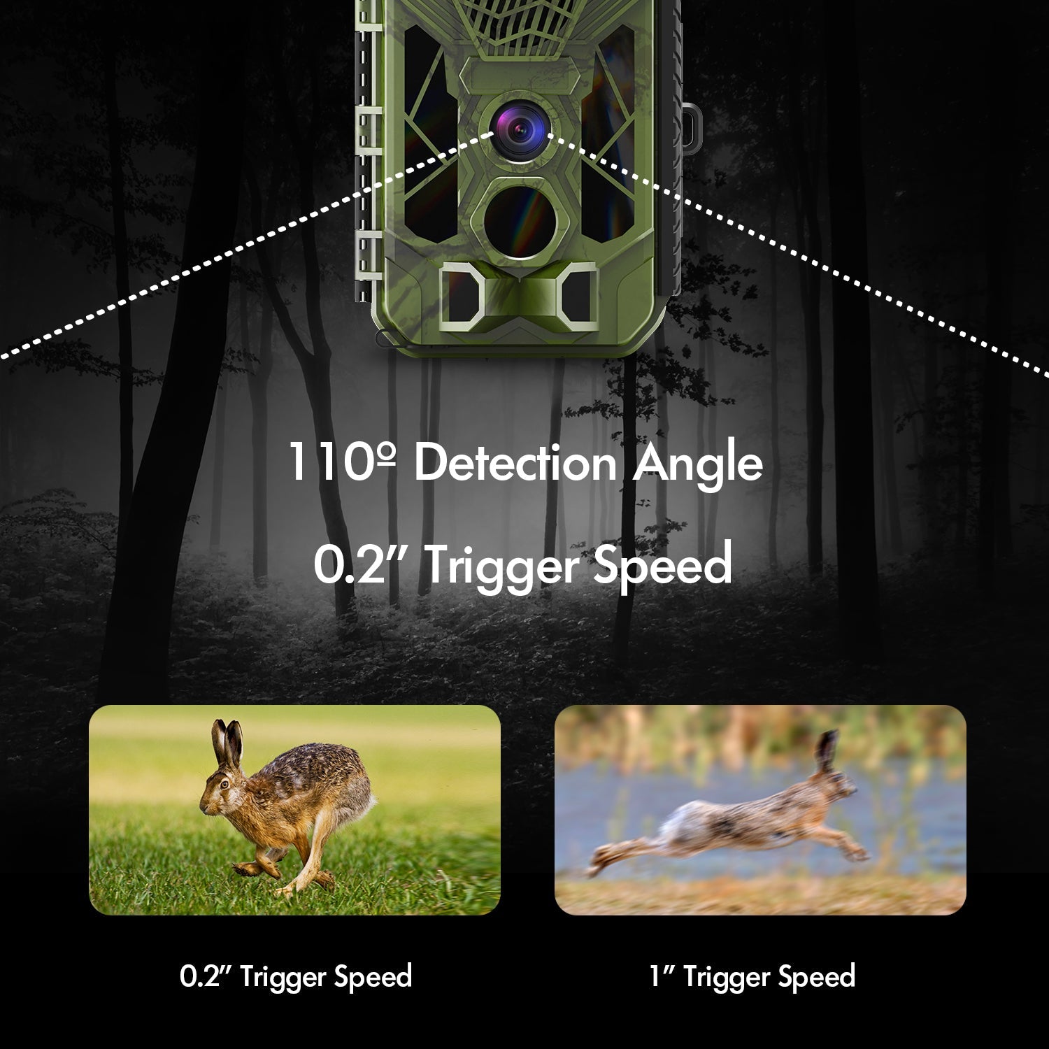 Rexing H3 Electronic Animal Caller Trail Cam 2.7K Video + 20MP Photo - OVERLANDERS Outfitter