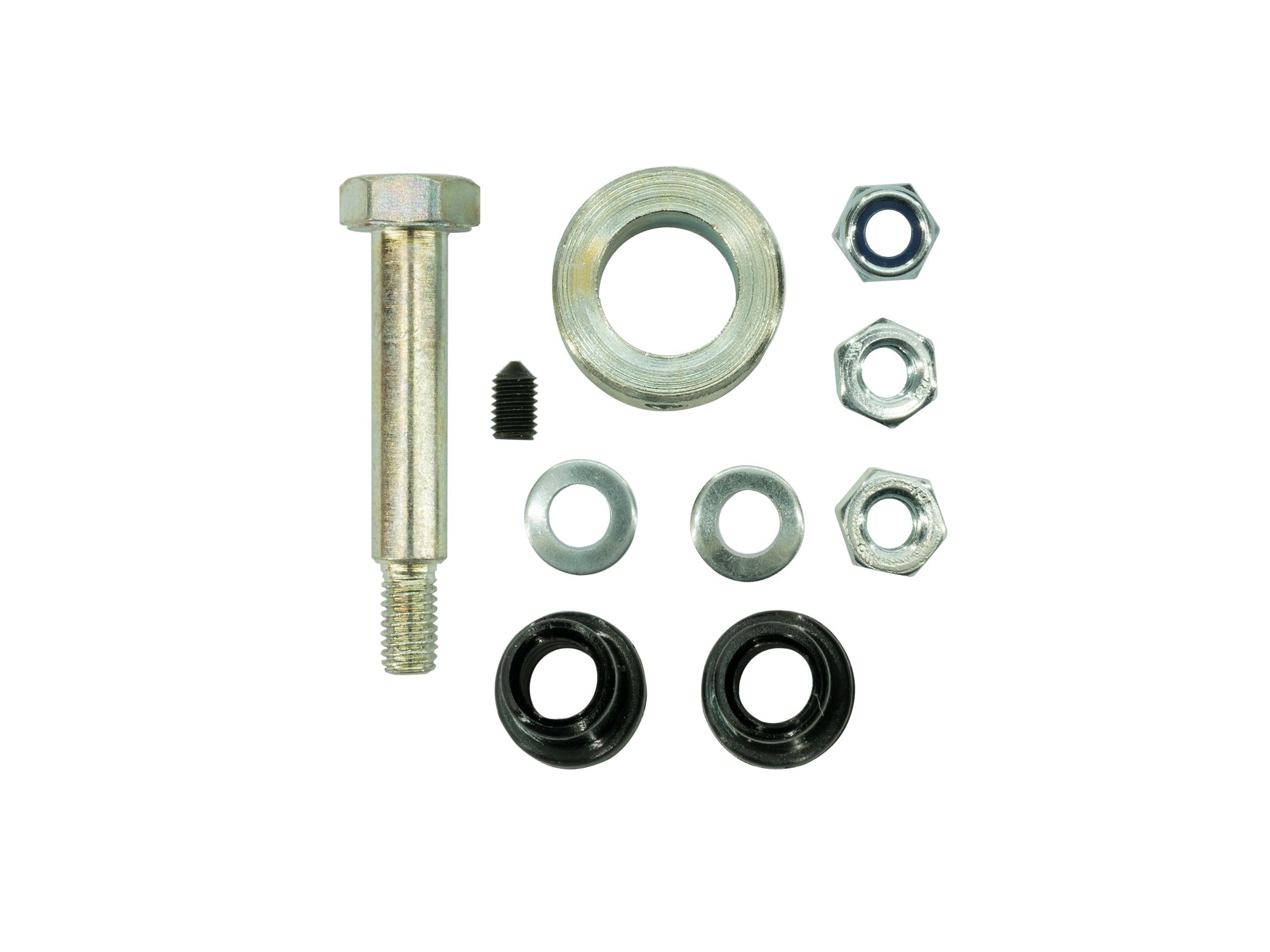 GoWesty Vanagon front shifter repair kit with hardware components for easy gear shift maintenance.