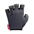 Black HIRZL Grippp Light SF bike gloves by ZEITBIKE shown from the back with white background.