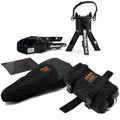 ZEITBIKE Handlebar Jack V3 Mega Bundle with Saddle Jack and tool pack, showing the repair stand setup with mounted bike handlebars.