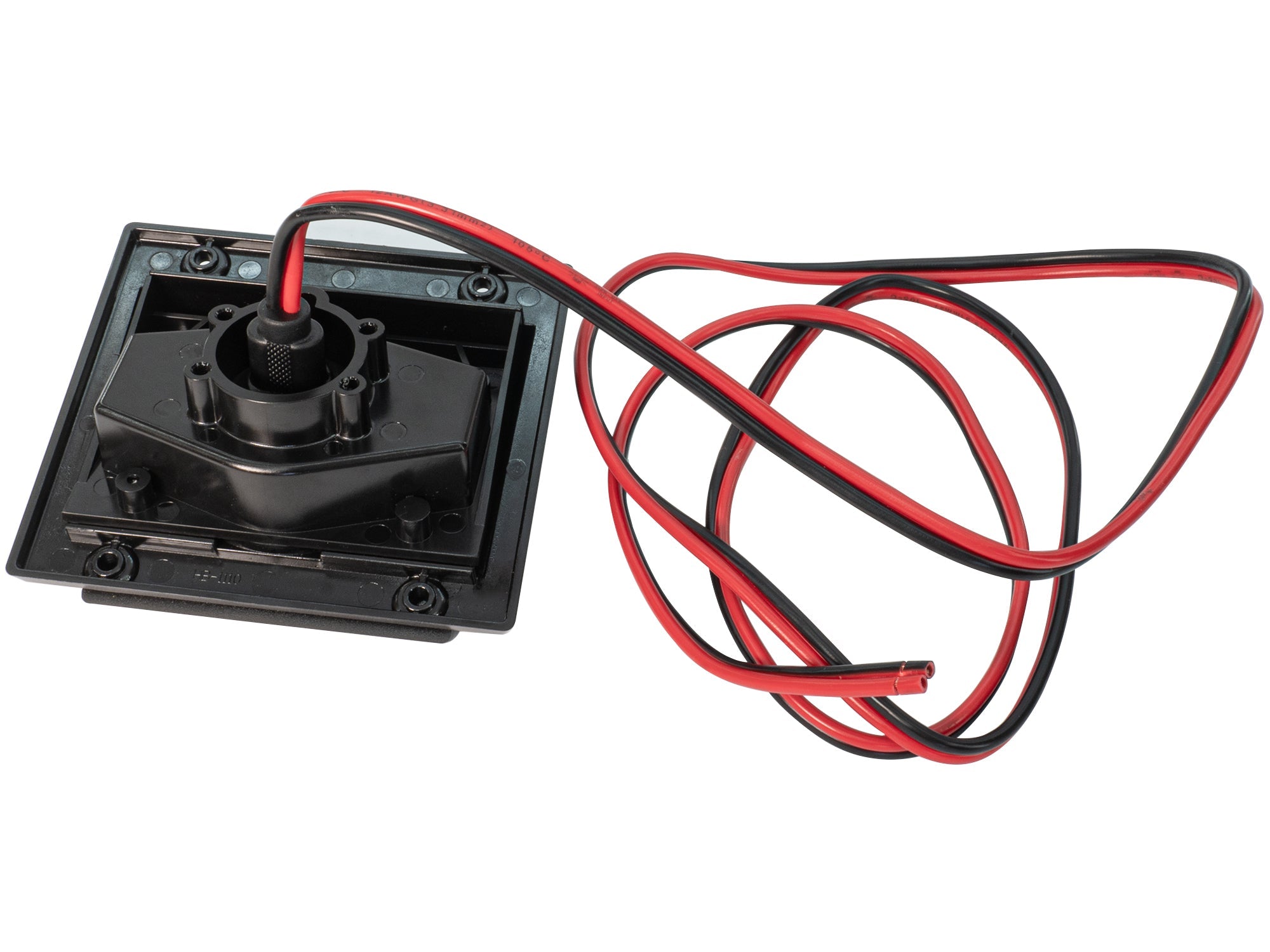 GoWesty Solar hook-up box with a solar cable attached for outdoor RV or camper solar power connection.