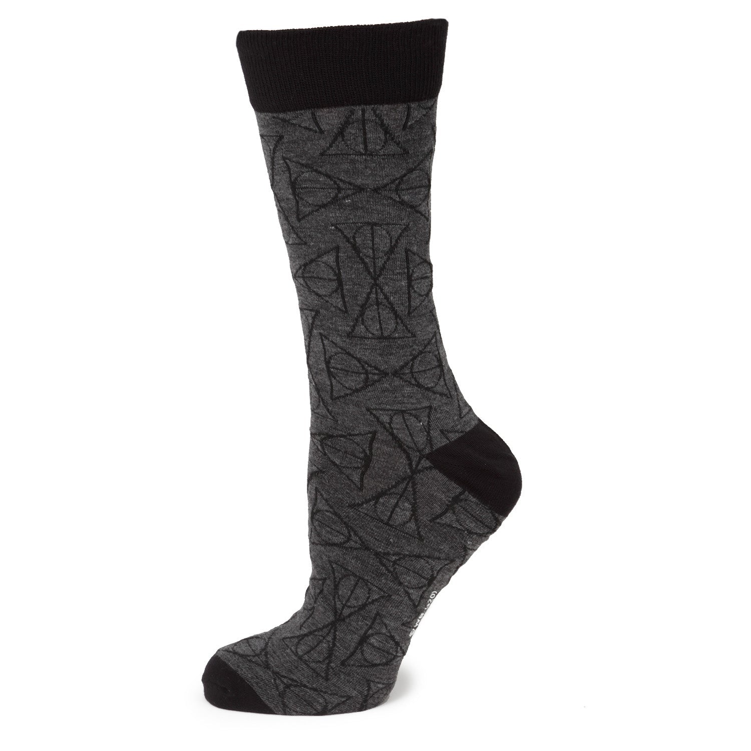 Harry Potter Deathly Hallows Black Men's Socks - OVERLANDERS Outfitter