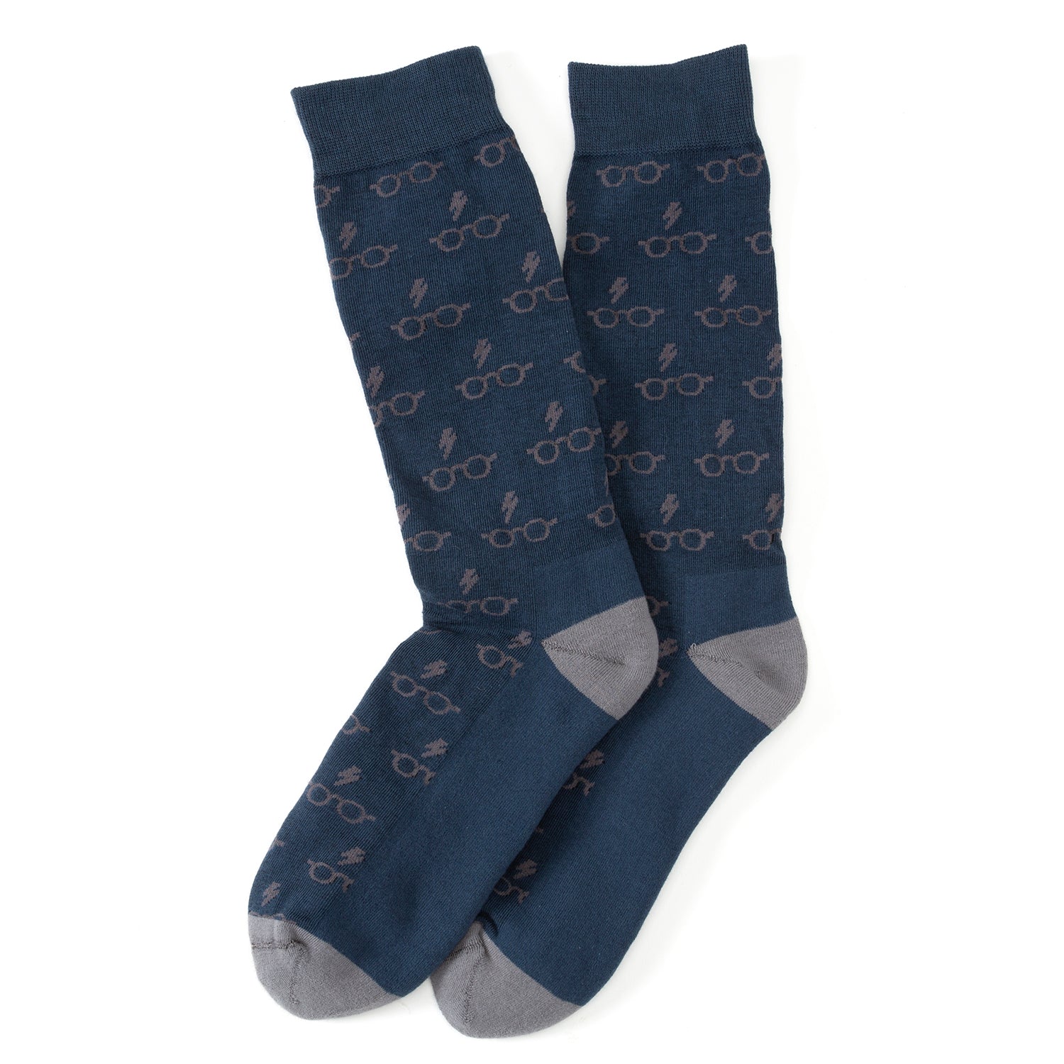 Harry Potter Glasses Navy Men's Socks - OVERLANDERS Outfitter