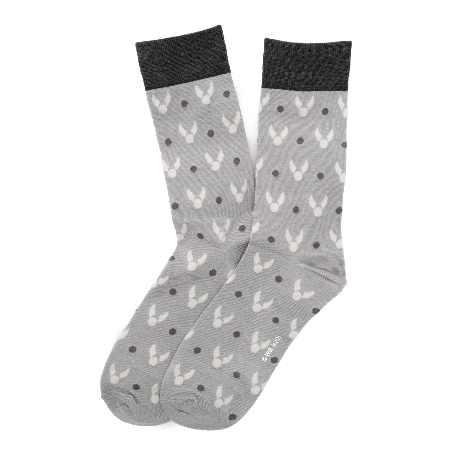 Harry Potter Golden Snitch Gray Men's Socks - OVERLANDERS Outfitter