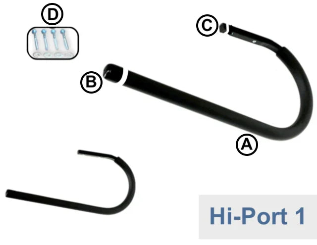 Hi-Port 1 | SUP Storage Ceiling and Wall Hooks | Holds 50 lbs - OVERLANDERS Outfitter