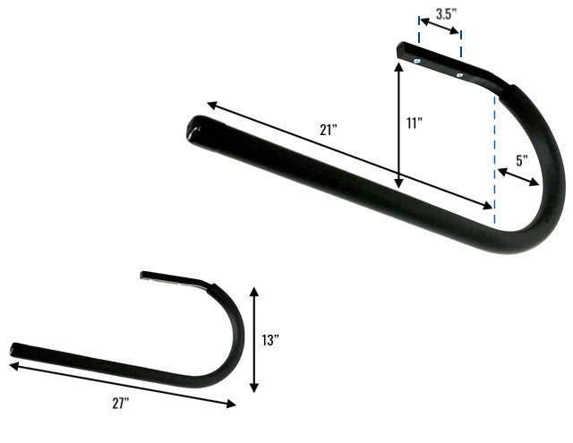 Hi-Port 1 | Ladder Storage Ceiling Rack  | Holds 50 lbs - OVERLANDERS Outfitter