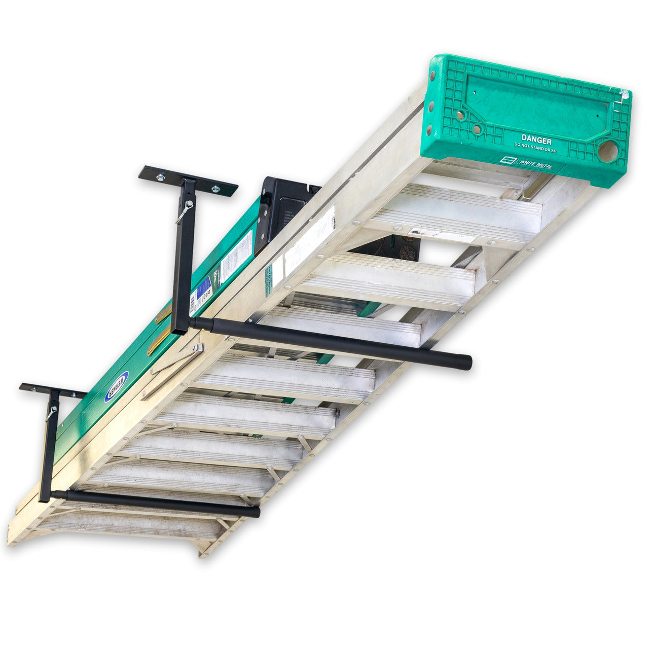 Hi-Port 2 | Ladder Adjustable Ceiling Storage Rack | Single | Holds 75 lbs - OVERLANDERS Outfitter