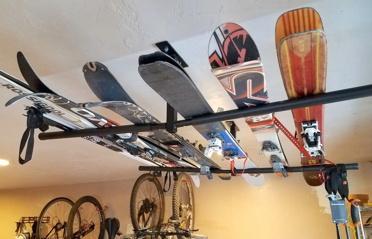 Hi-Port 2 | Adjustable Ceiling Storage Rack | Double | Holds 150 lbs - OVERLANDERS Outfitter