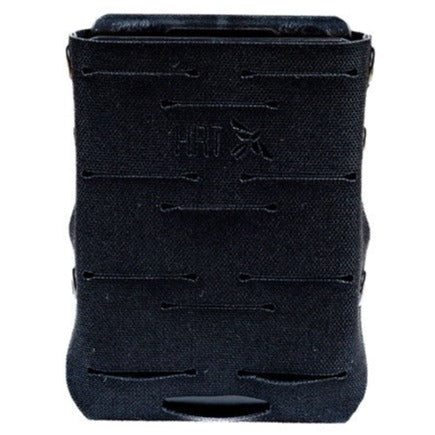 Black HCC Tactical ARC AR Pouches, rigid design for tactical gear, showcasing durable material and functional storage.