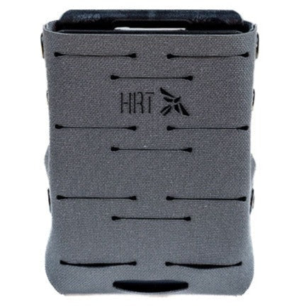 HCC Tactical ARC AR Pouches in gray, showcasing rugged design and durable materials for tactical gear use.
