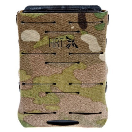 HCC Tactical ARC AR Pouches in Multicam, featuring rigid design for durable tactical gear storage.