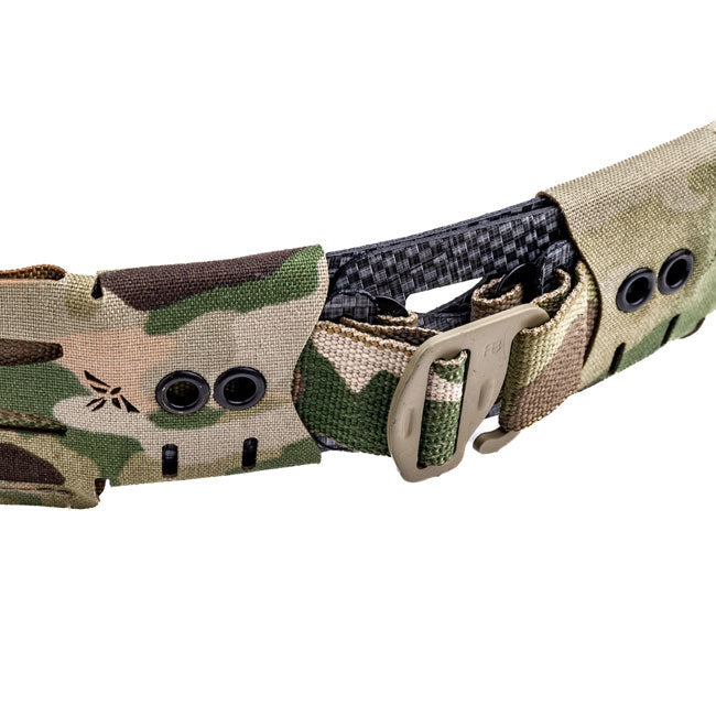 HCC Tactical ARC belt, tactical gear with adjustable straps and durable design, shown in black with quick-release buckle.