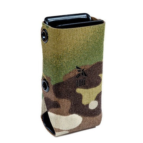 Rigid ARC pistol pouch from HCC Tactical, showing tactical gear with secure adjustable straps and durable construction.