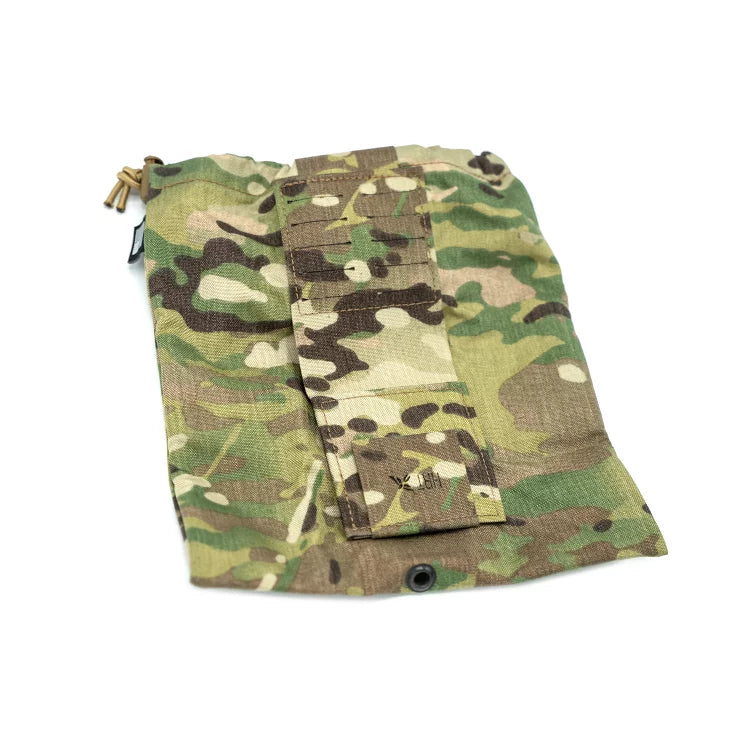 HCC Tactical ARC Dump Pouch in black, designed for quick access and secure storage, shown with open top and durable material.