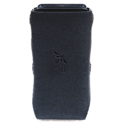 Black ARC Pistol Pouch by HCC Tactical, rigid tactical gear pouch with secure closure for firearm storage.